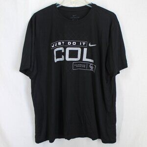 Colorado Rockies The Nike Tee Shirt Mens Size XXL Black Short Sleeve Dri Fit